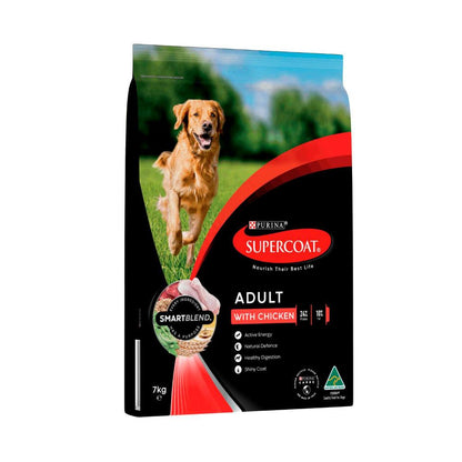 Supercoat Smartblend Adult Chicken Dry Dog Food - 7kg