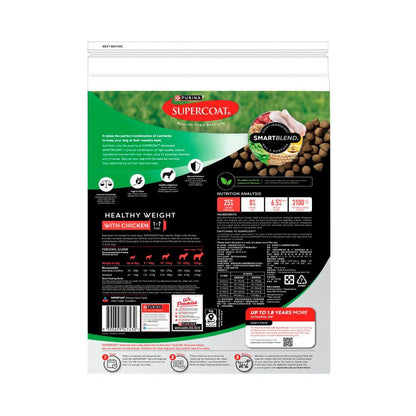 Supercoat Smartblend Adult Healthy Weight Dry Dog Food - 6.7kg