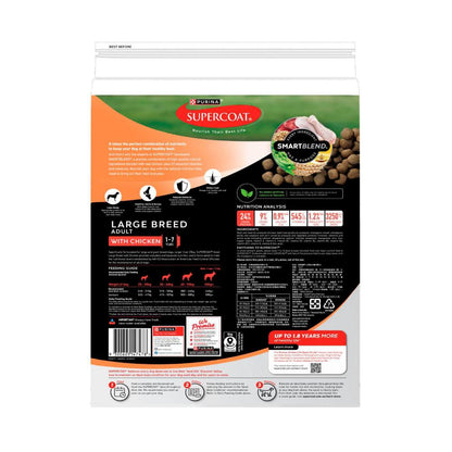 Supercoat Smartblend Adult Large Breed Dry Dog Food - 7kg