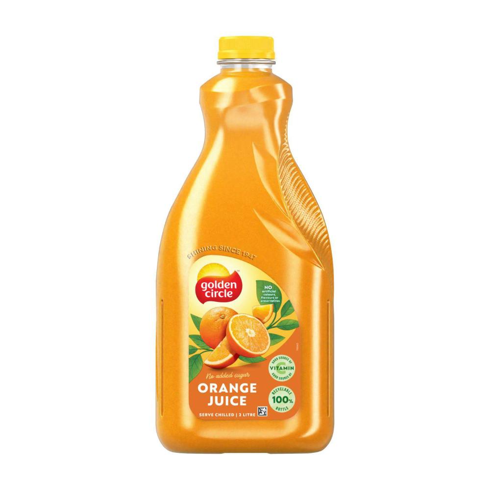 Golden Circle 100% Juice Orange - 2L