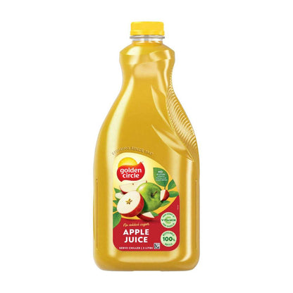 Golden Cire 100% Apple Juice No Added Sugar Fruit Juice - 2L