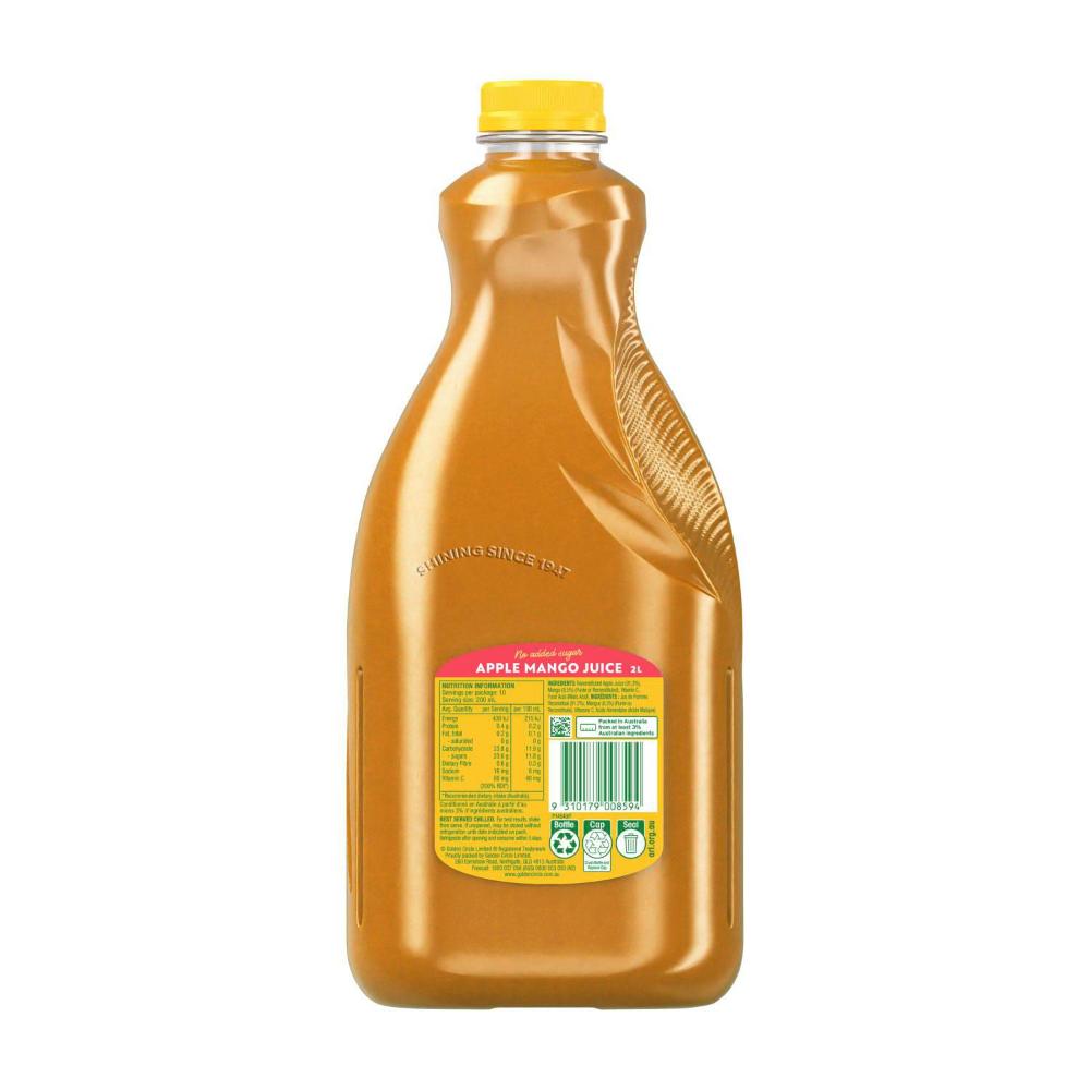 Golden Cire 100% Juice Apple Mango - 2L