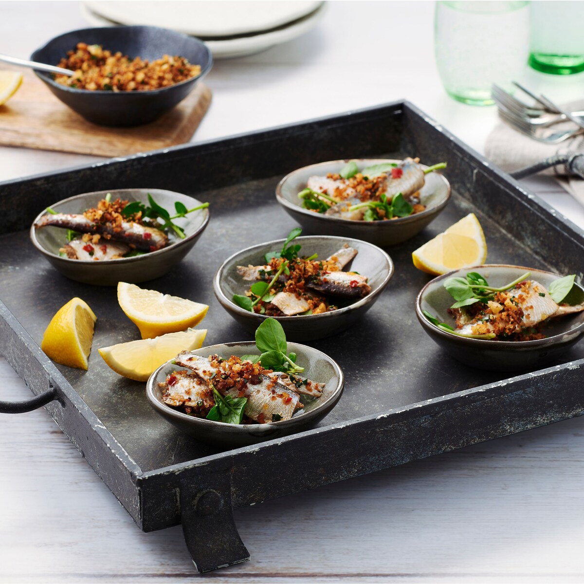 John West Wild Brisling Sardines With Lemon Garlic & Chilli 110g