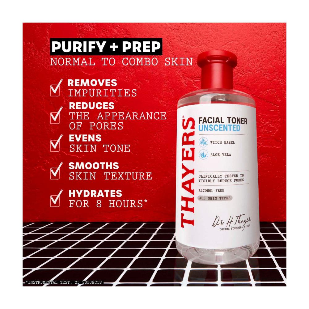 Thayers Unscented Alcohol Free Toner With Witch Hazel & Aloe Vera - 355mL