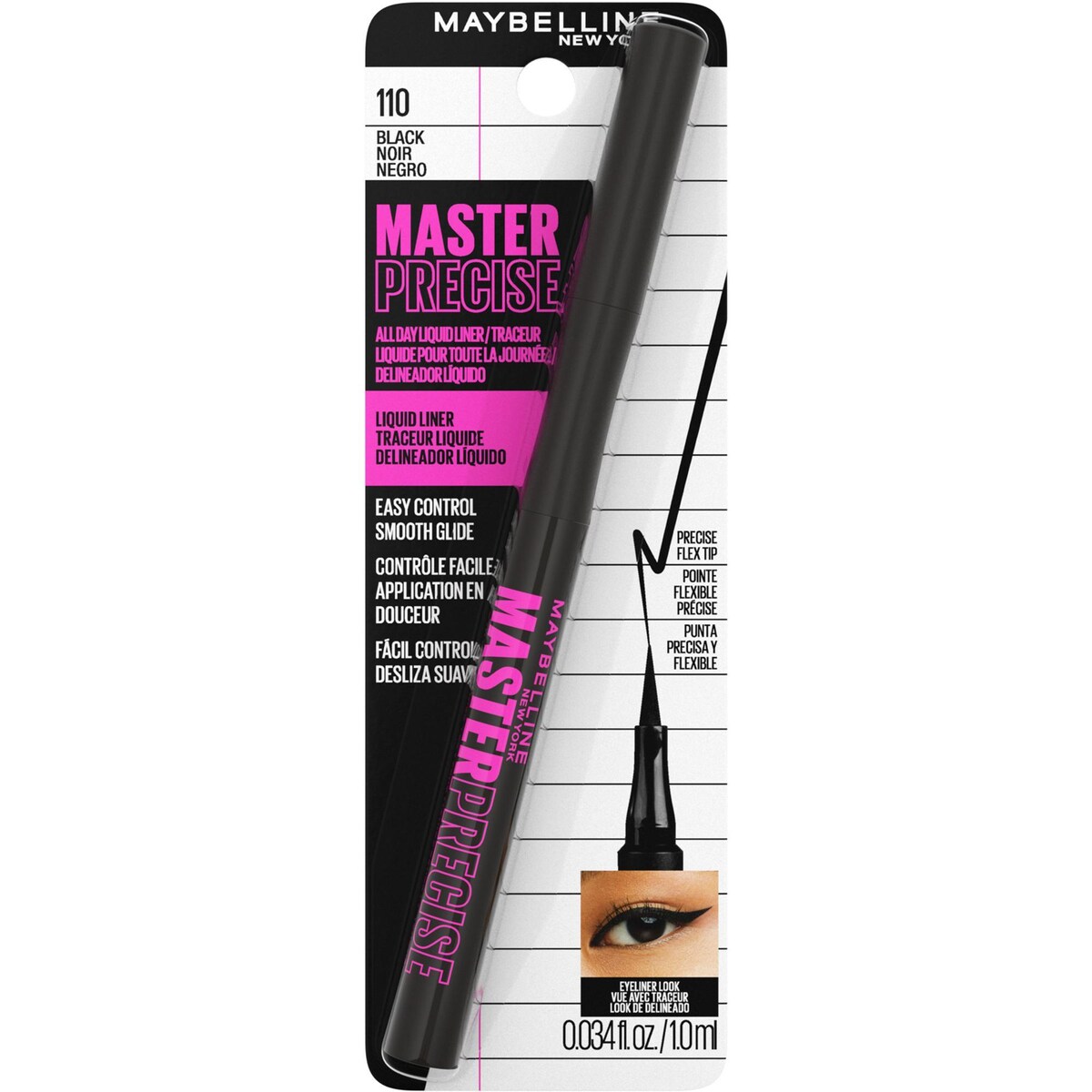 Maybelline Master Precise All Day Liquid Eye Liner Precise Black Each