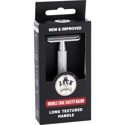Jack The Barber Double Edge Mens Chrome Safety Razor Each