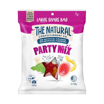 The Natural Confectionery Co. Party Mix Lollies Value Bag - 430g