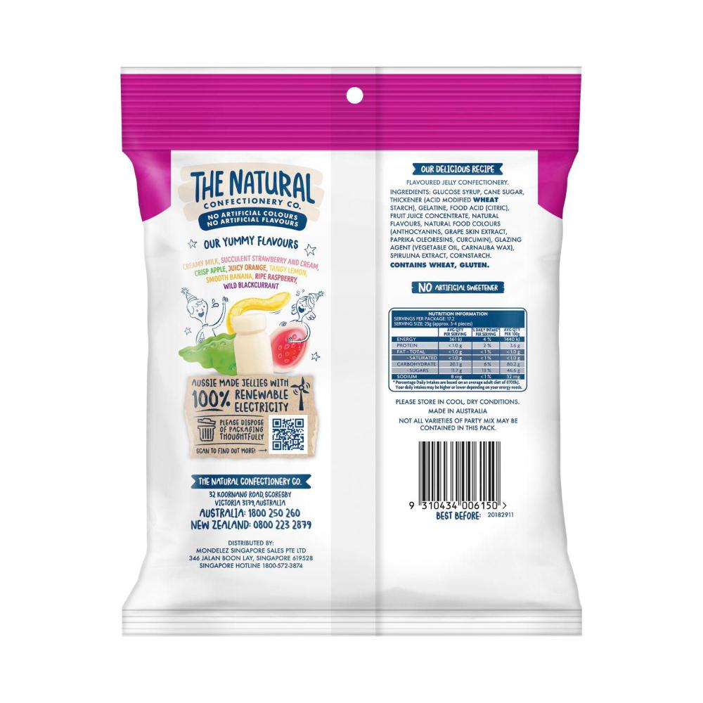 The Natural Confectionery Co. Party Mix Lollies Value Bag - 430g