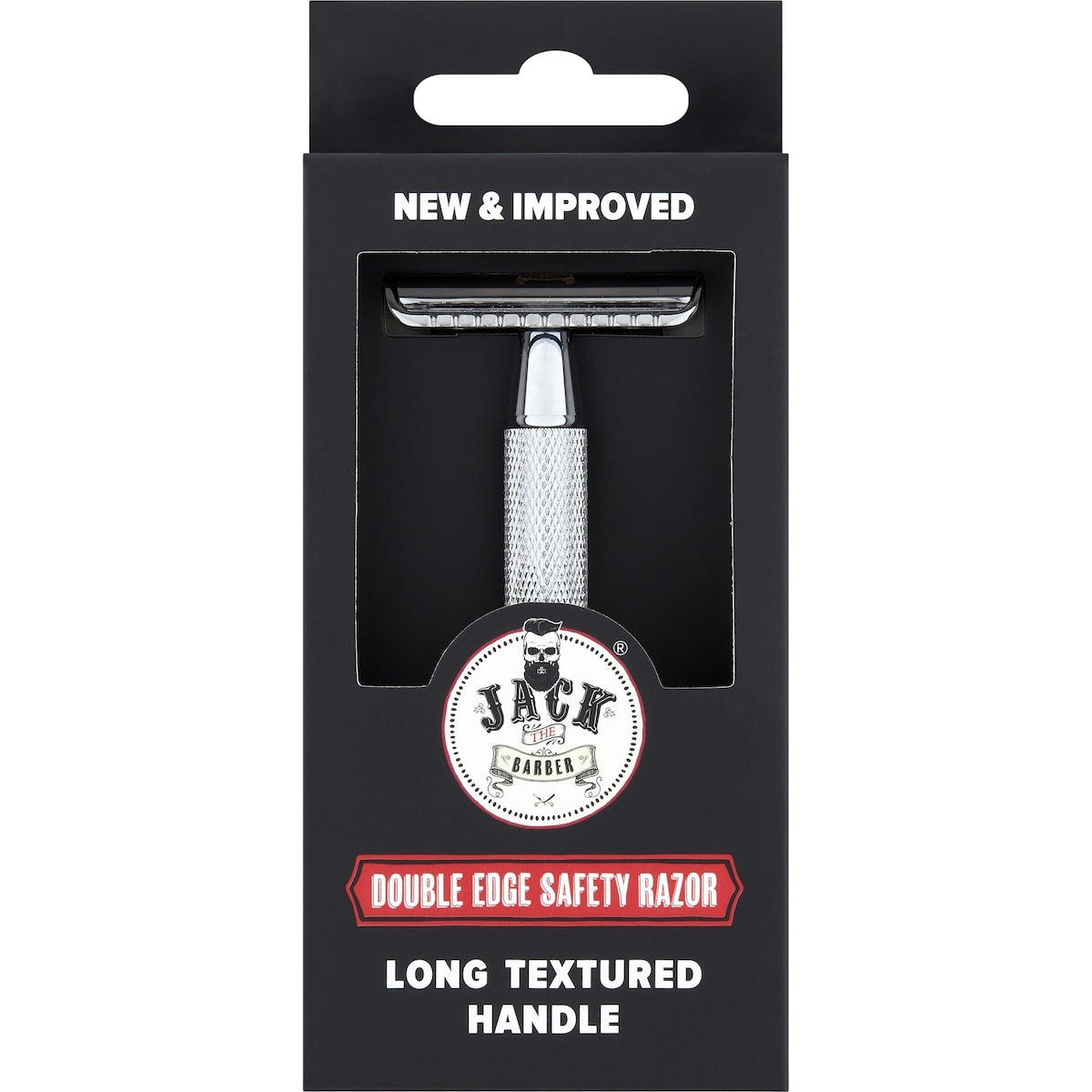 Jack The Barber Double Edge Mens Chrome Safety Razor Each