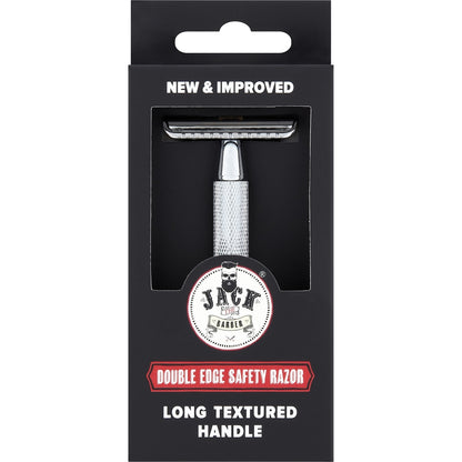 Jack The Barber Double Edge Mens Chrome Safety Razor Each