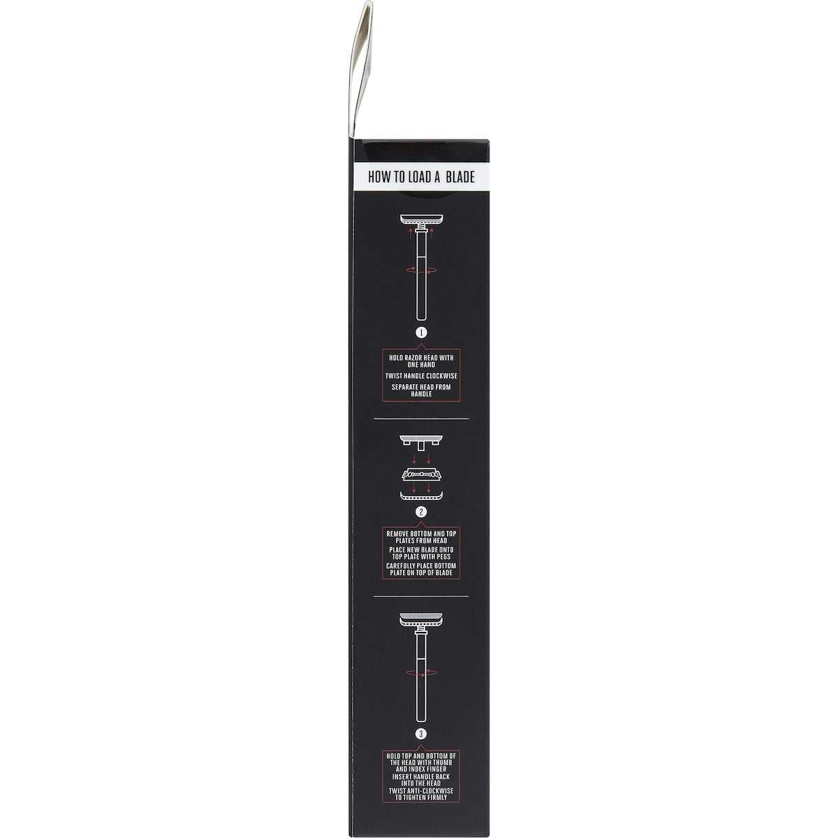 Jack The Barber Double Edge Mens Chrome Safety Razor Each