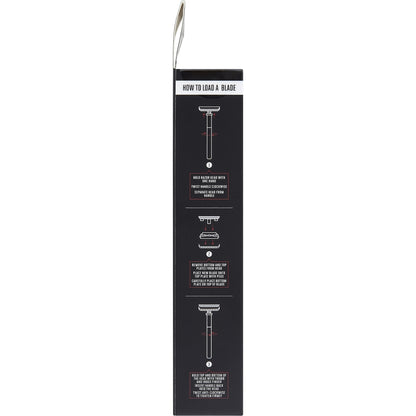 Jack The Barber Double Edge Mens Chrome Safety Razor Each