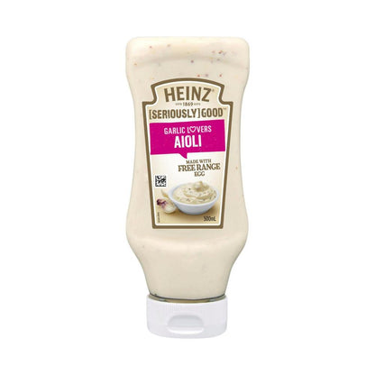 Heinz Seriously Good Garlic Lovers Aioli Mayonnaise - 500mL