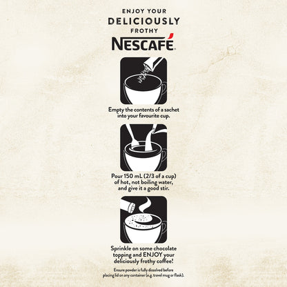 Nescafe Coffee Sachets Skim Cappuccino 26 Pack