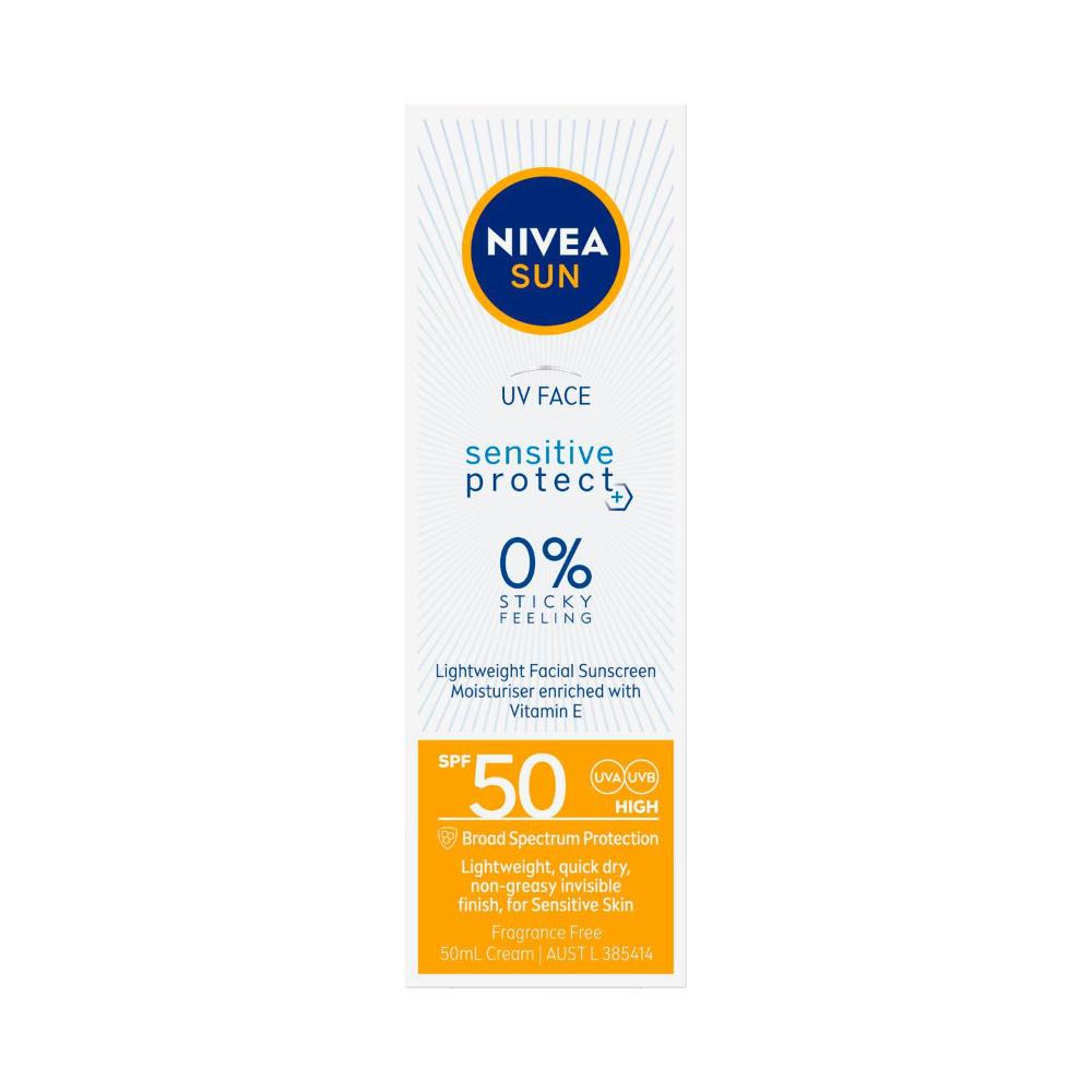 Nivea Sun Uv Face Sensitive Protect SPF 50 - 50mL