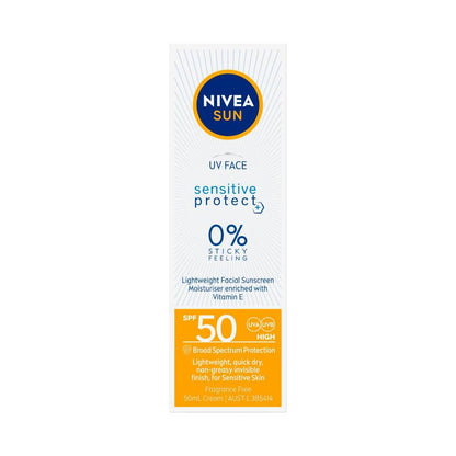 Nivea Sun Uv Face Sensitive Protect SPF 50 - 50mL