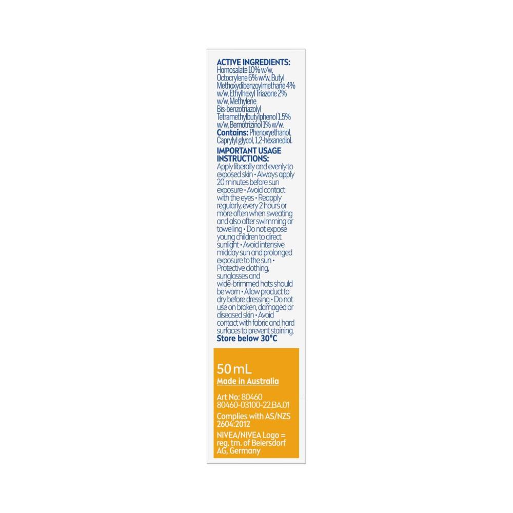 Nivea Sun Uv Face Sensitive Protect SPF 50 - 50mL