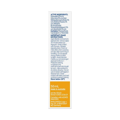 Nivea Sun Uv Face Sensitive Protect SPF 50 - 50mL
