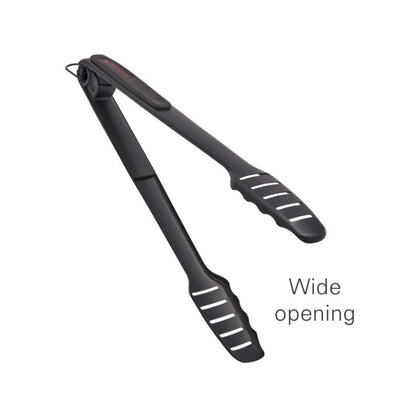 Matador Black Non Stick Tongs - Stainless Steel - 38cm - Easy Clean