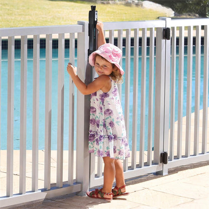 Magnalatch Pool Gate Latch - 1 Kit - Engineered Polymer - Child Safety