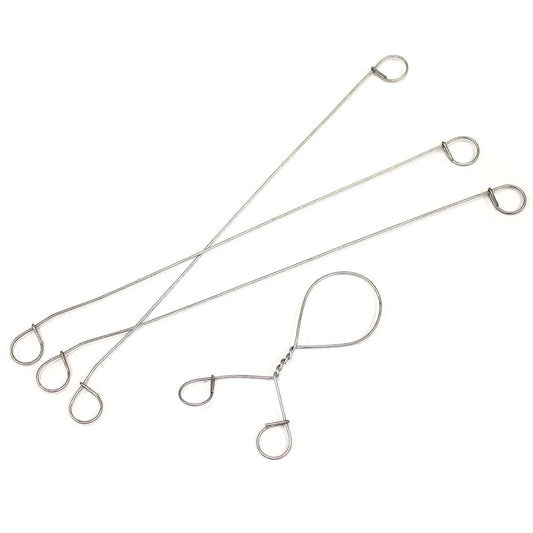 Jack Easi-Twist Screen Ties - 50 Pack - 1mm Galvanised Steel - Secure Fit