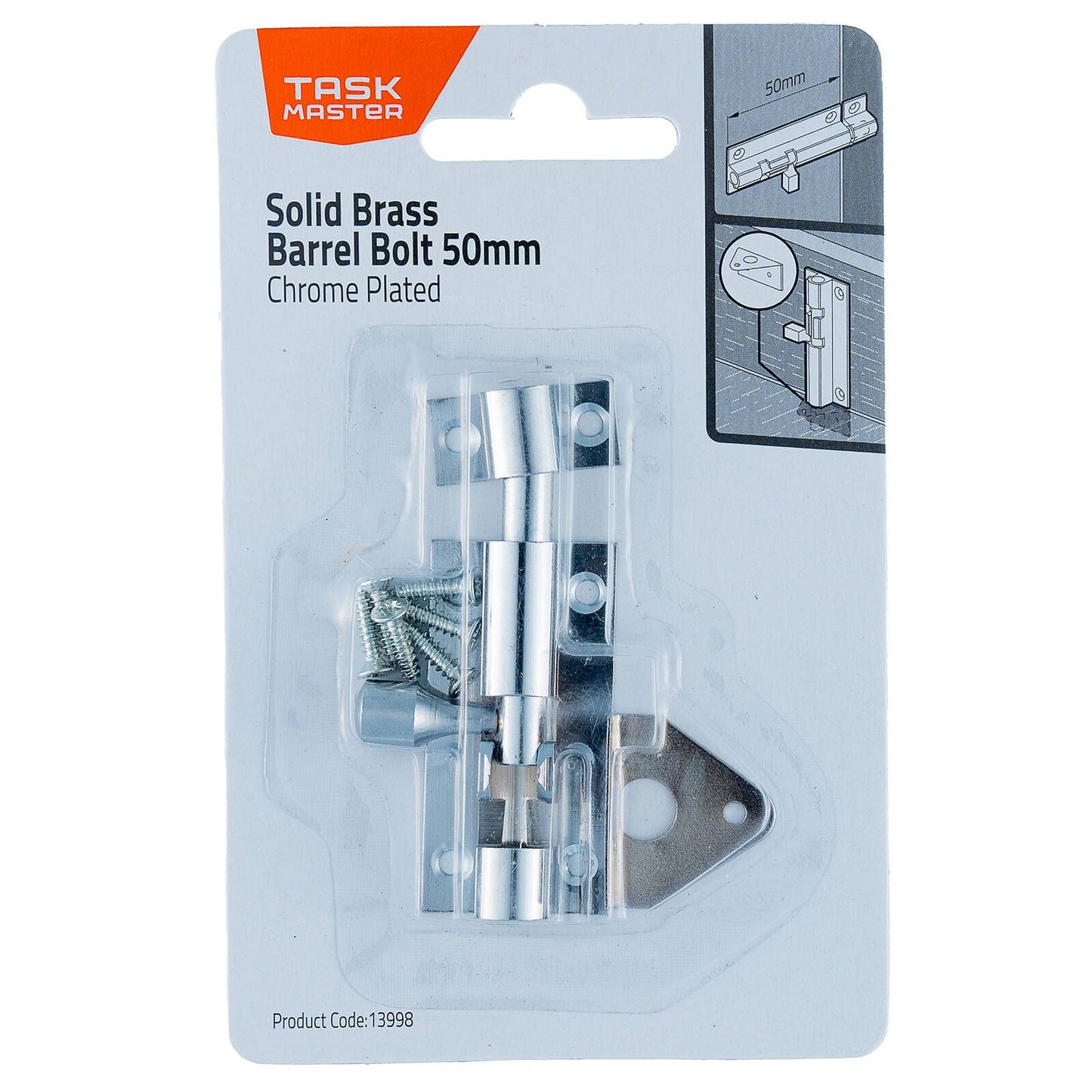 Taskmaster Barrel Bolt - 50mm