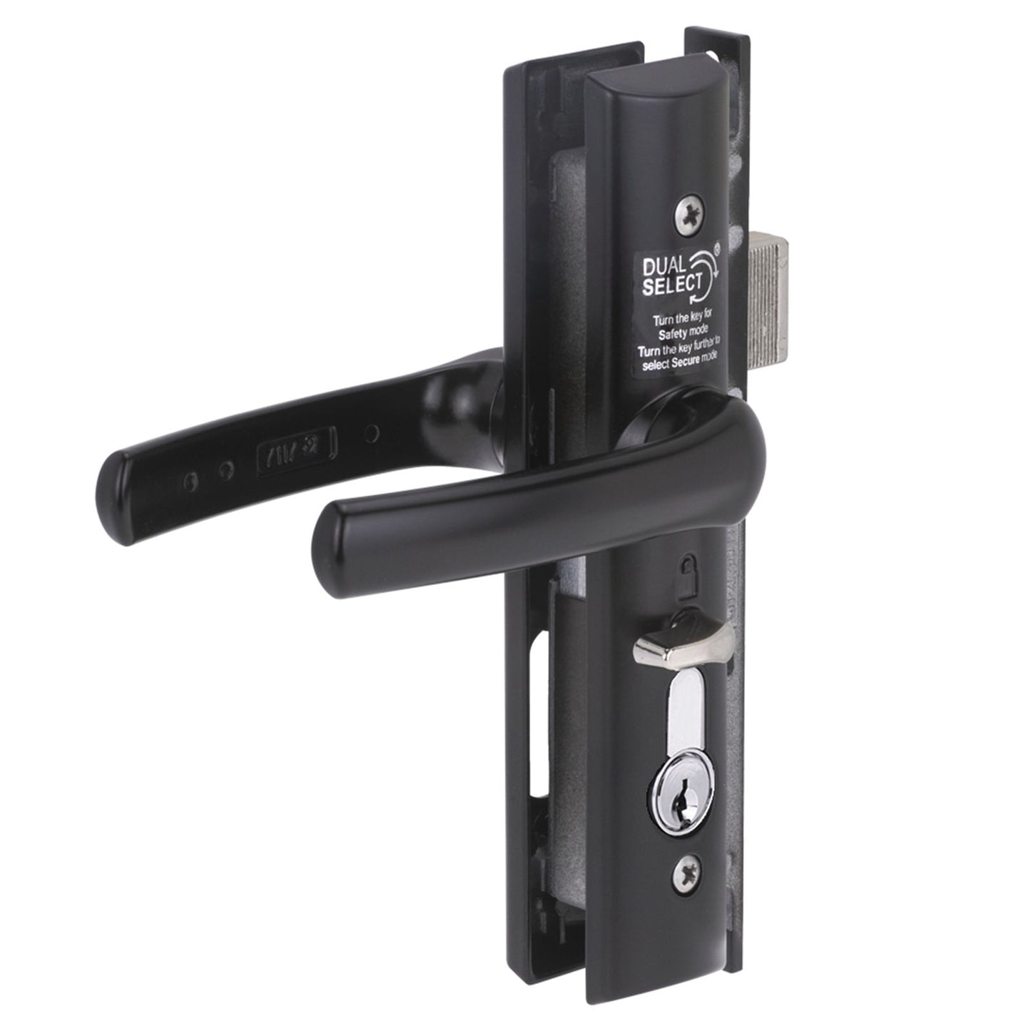 Yale Quattro Lock Screen Security Door - 145 x 250 x 75mm - Black