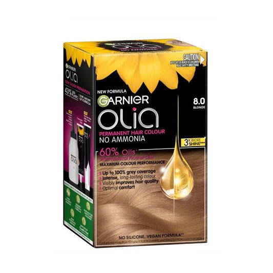 Garnier Olia Hair Colour 8.0 Blonde - 1 each