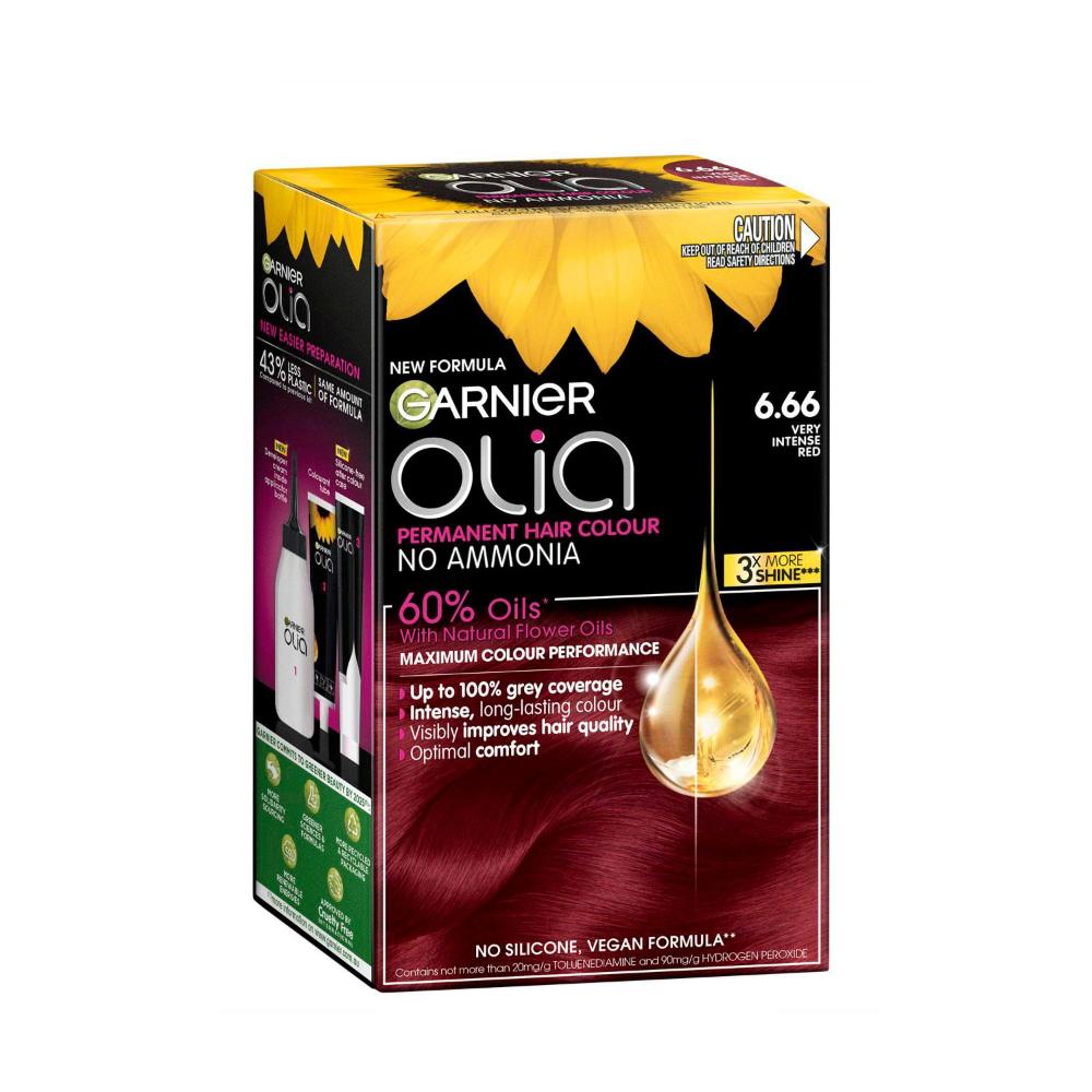 Garnier Olia Hair Colour 6.66 Very Light Intense Red - 1 each