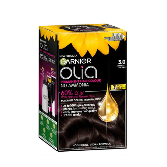 Garnier Olia Hair Colour 3.0 Soft Black - 1 each