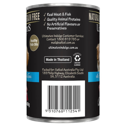 Ultimates Indulge Wet Dog Food Chicken Mince & Tuna 400g