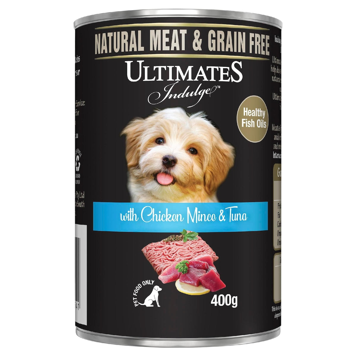 Ultimates Indulge Wet Dog Food Chicken Mince & Tuna 400g