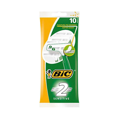 Bic Twin Blade Disposable Razors for Sensitive Skin - 10 pack