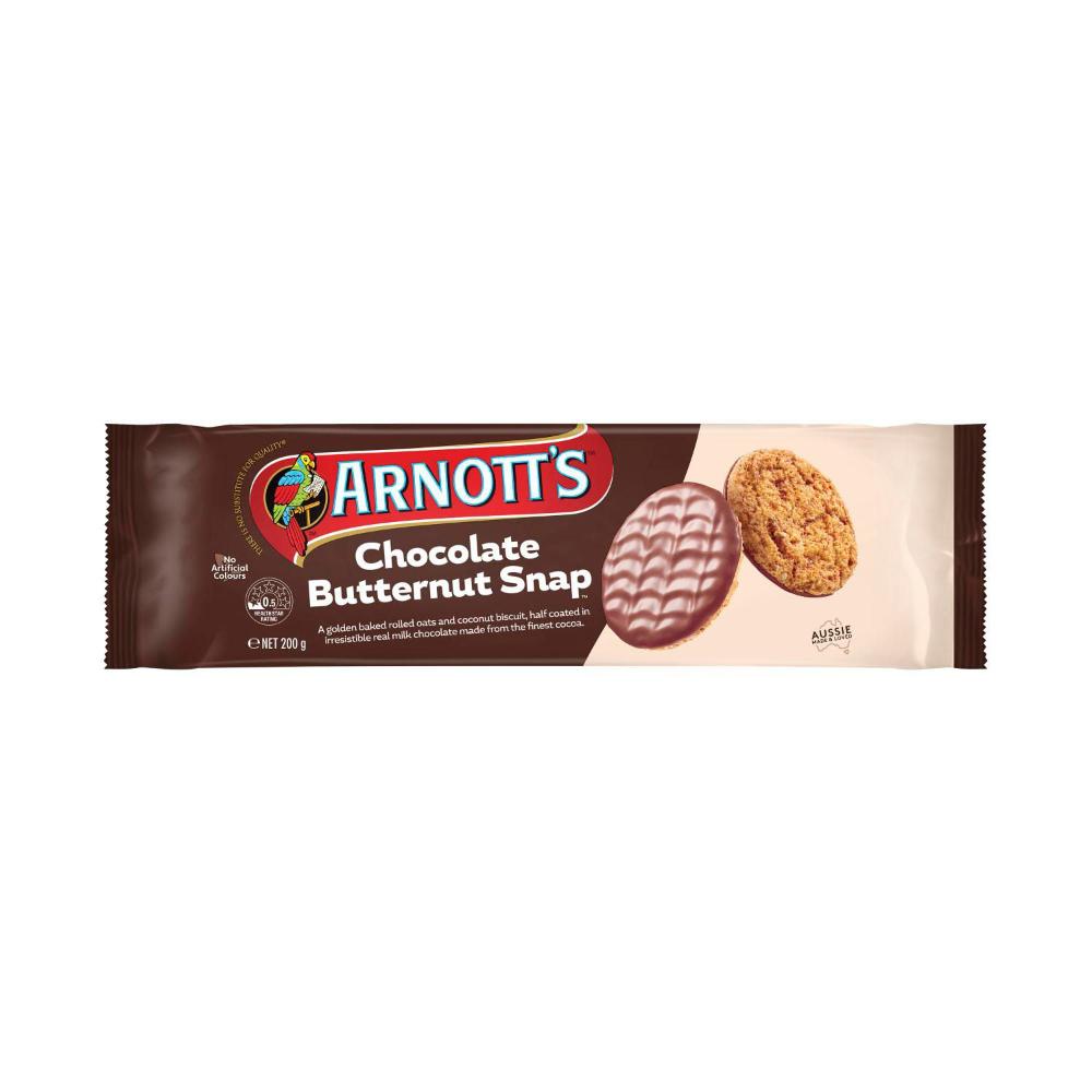 Arnott's Chocolate Butternut Snaps - 200g