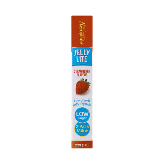 Aeroplane Lite Strawberry Jelly Crystals 2 Pack - 18g
