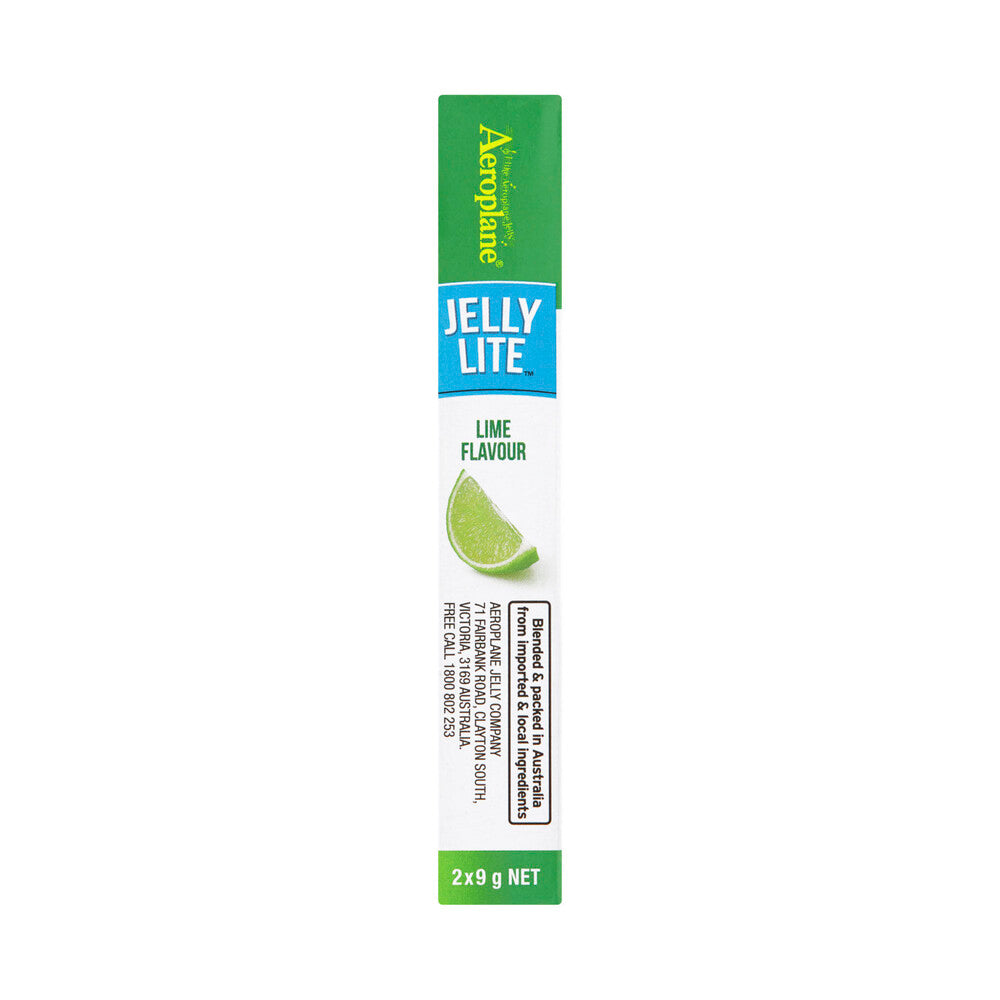 Aeroplane Lite Lime Jelly Crystals 2 Pack - 18g