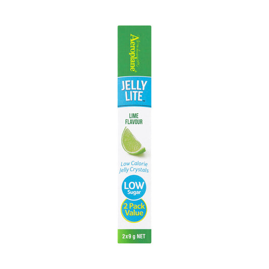 Aeroplane Lite Lime Jelly Crystals 2 Pack - 18g