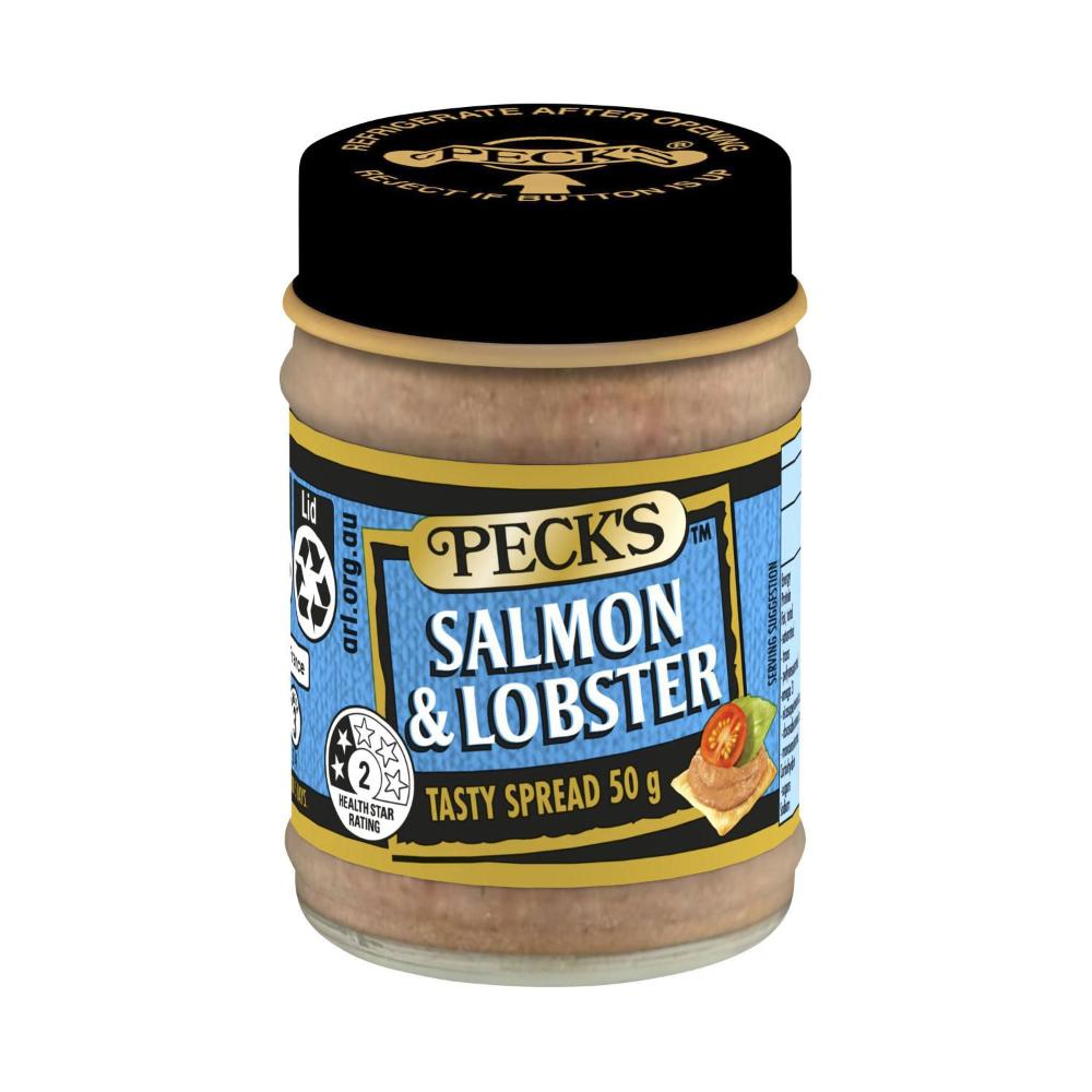 Peck's Salmon & Lobster Spread - 50g