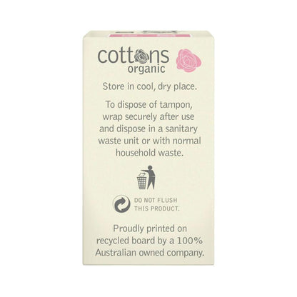 Cottons Super 100% Cotton Tampons - 16 pack