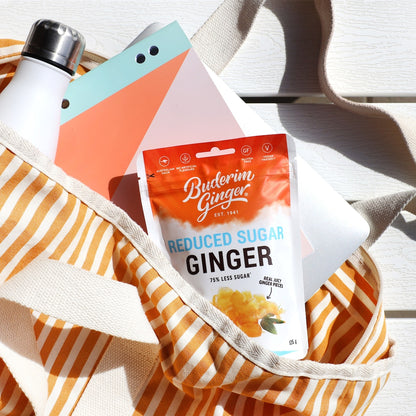 Buderim Ginger Reduced Sugar 125g