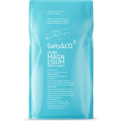 Salts & Co. Pure Magnesium Bath Flakes 750g