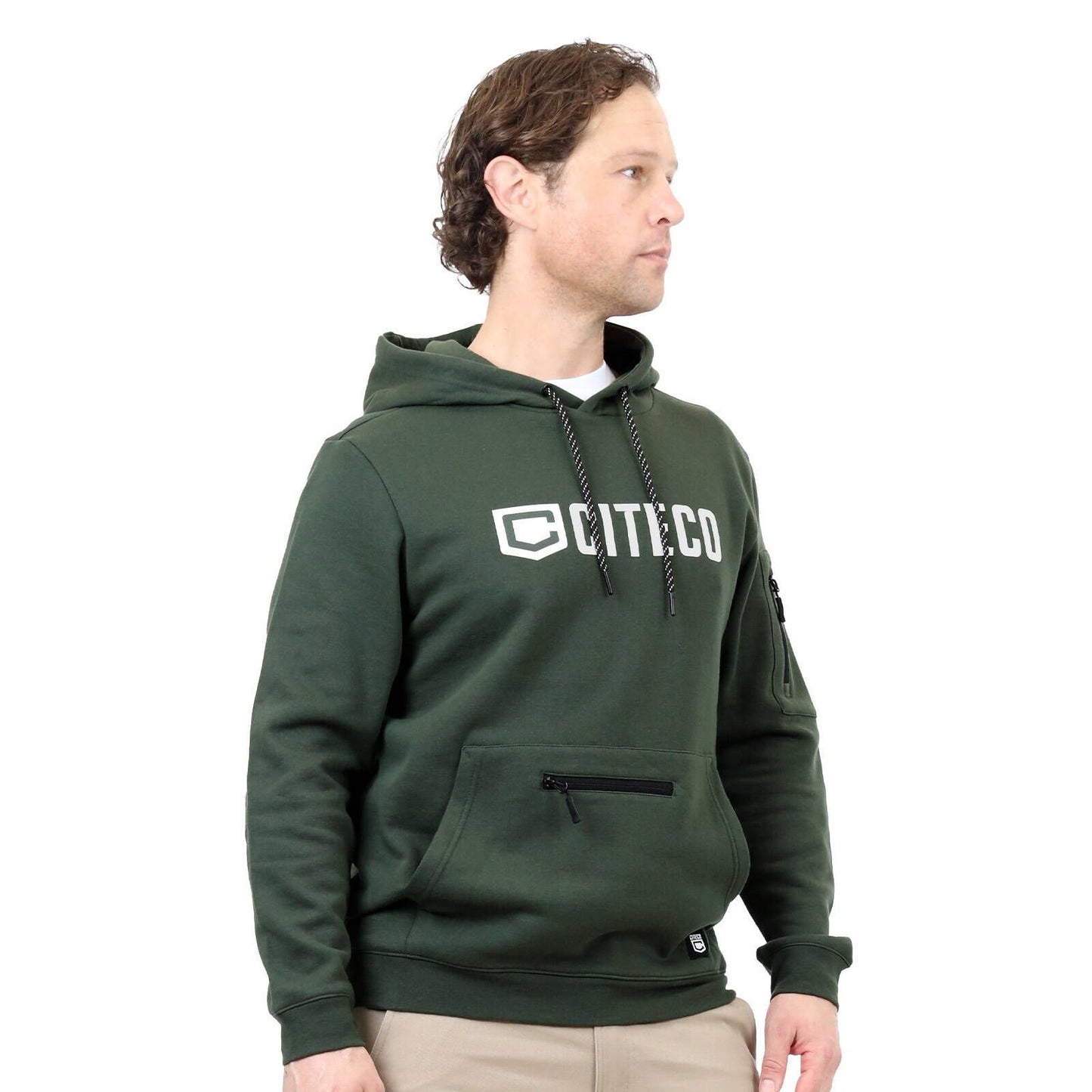 Citeco Khaki Hoodie - Small