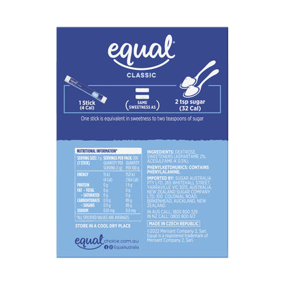 Equal Sweetner Sticks - 300 Pack