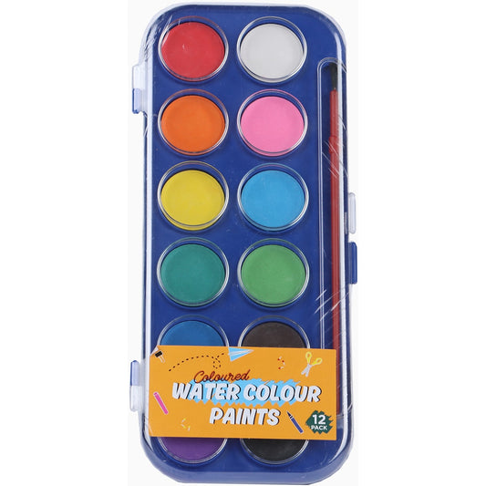 Easter Water Colour Paints 12 Pack Set Each