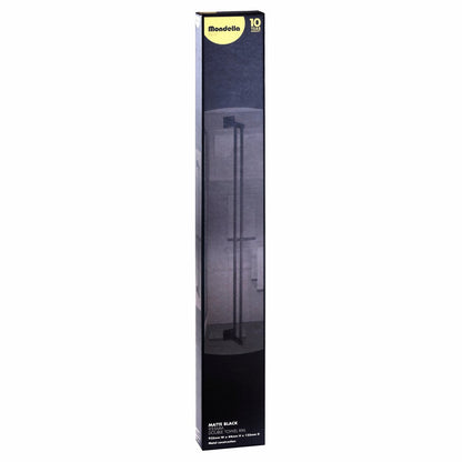 Mondella Rococo Double Towel Rail 935mm - Matte Black - 2 Towels