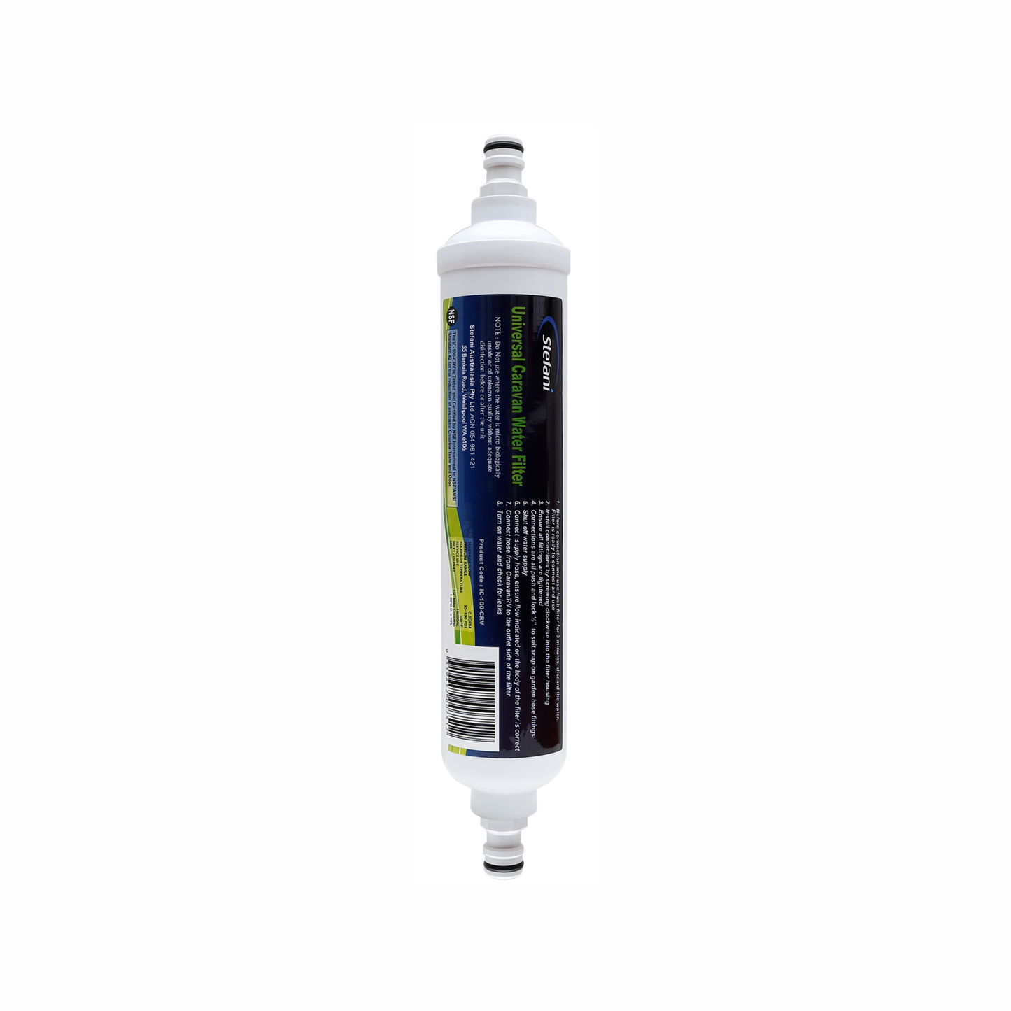 Stefani Inline Caravan / RV Water Filter Cartridge - 5000L