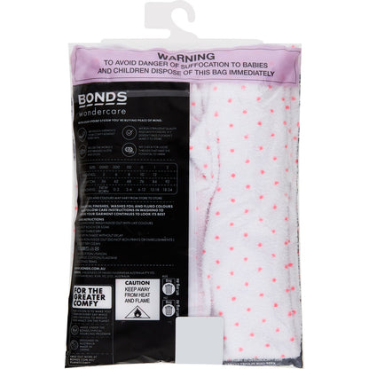Bonds Zip Wondersuit Poodlette Baby Girl Size 000 - 1 Each