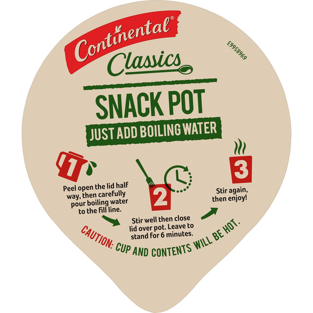 Continental Classic Snack Pot Cheesy Tomato Pasta 70g