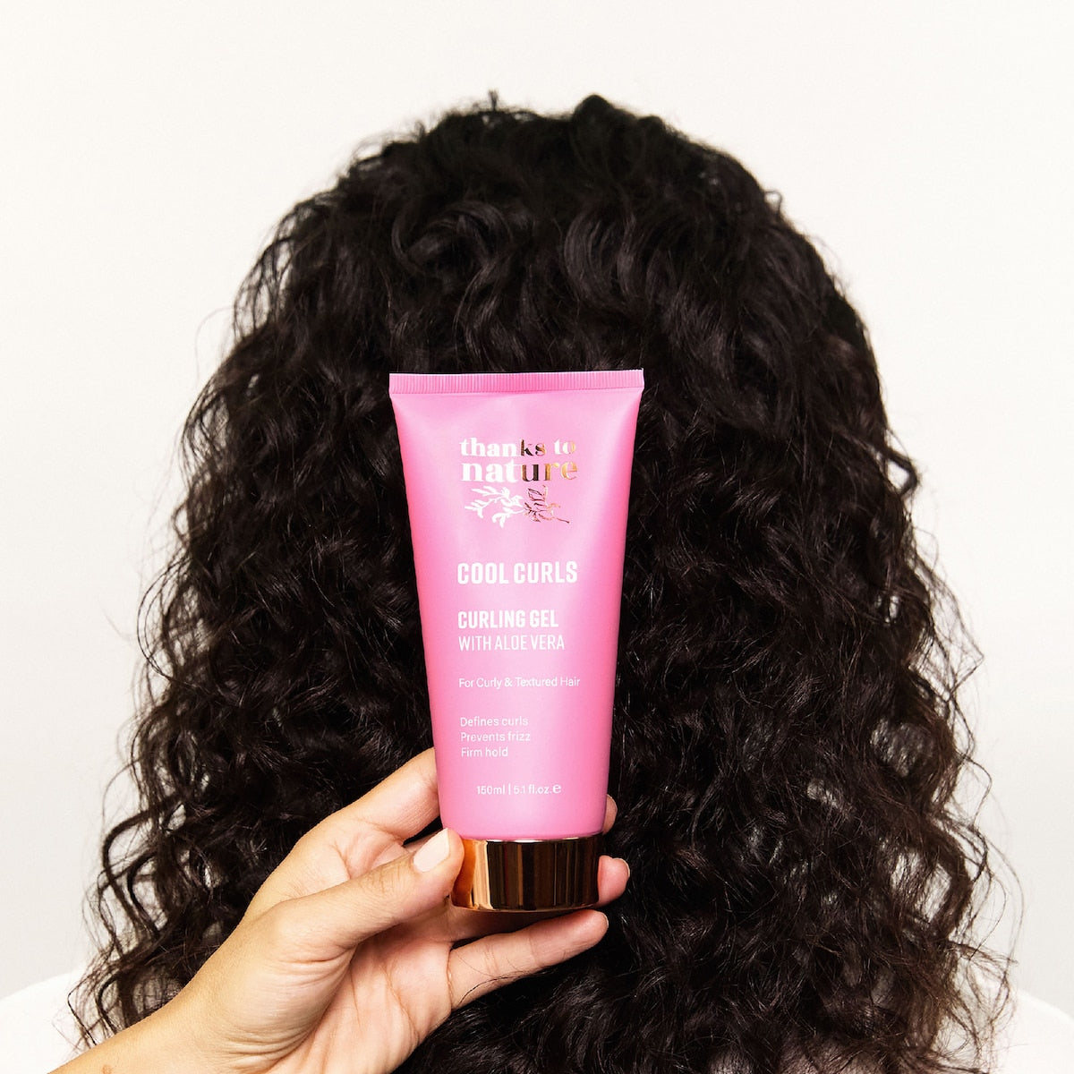 Thanks To Nature Cool Curls Gel With Aloe Vera For Curly Hair 150ml