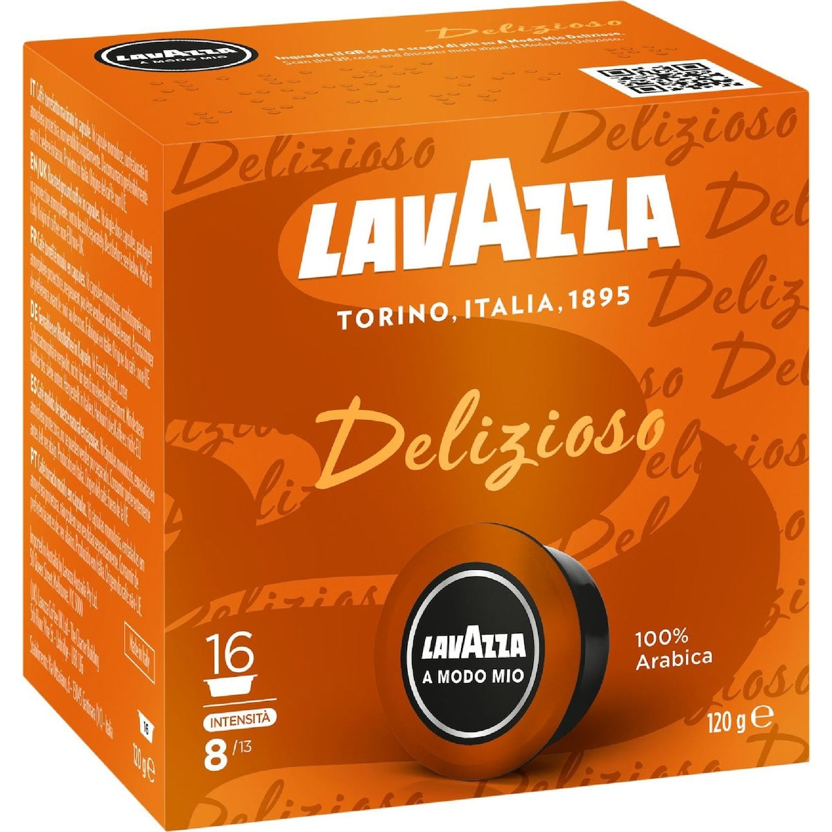 Lavazza Delizioso Coffee Pods A Modo Mio 16 Pack